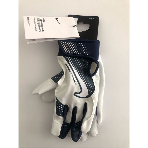 Nike Hyperdiamond Softball Batting Gloves size Medium - Picture 1 of 6